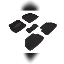 Коврики ворсовые в салон 3D (серые / черные / бежевые) Mazda CX7 2006-2012