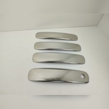 Накладки на дверные ручки (нержавеющая сталь) Audi A6 (С6) 2004-2011