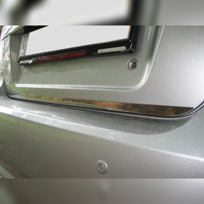 Накладка на кромку крышки багажника (нержавеющая сталь) Chevrolet Aveo (седан) T250 2006-2012