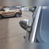 Накладки на зеркала (нержавеющая сталь) Chevrolet Cruze 2009-2016 (Комплект 2 шт)
