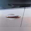 Накладки на дверные ручки (нержавеющая сталь) Mazda 3 2009-2019