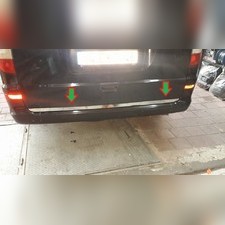 Накладка на кромку крышки багажника Mercedes-Benz Vito W639 2003-2014 (нержавеющая сталь)