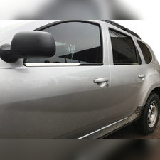 Нижние молдинги стекол (нержавеющая сталь) Renault Duster 2011-2018
