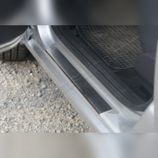 Накладки на пороги (нержавеющая сталь) Renault Sandero Stepway 2013-2020