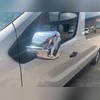 Накладки на зеркала (ABS-хром) Renault Trafic 2015-нв