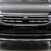 Накладки на решетку радиатора (нержавеющая сталь) 4 шт Volkswagen Tiguan 2020-нв