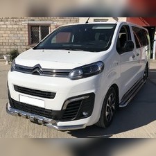 Защита переднего бампера (G) Peugeot Traveller 2017-нв