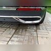 Накладки на задний бампер (нержавеющая сталь) Volkswagen Tiguan 2020-нв