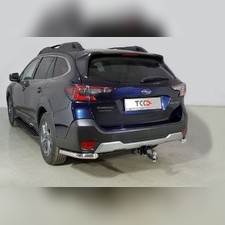 Защита заднего бампера (уголки) 60,3 мм Subaru Outback 2021-нв