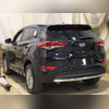 Защита заднего бампера (одинарная) 53 мм Hyundai Tucson 2015-2018