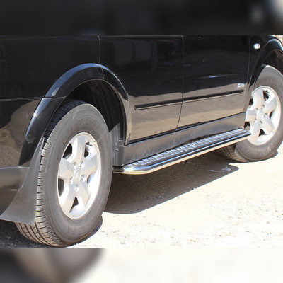 Пороги труба с алюминиевым листом 43 мм Lexus RX 2012-2015