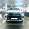 Защита переднего бампера (с доп. накладками) 76 мм Toyota Hilux 2020-нв