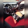 Авточехлы экокожа-алькантара ромб Renault Arkana 2019-нв