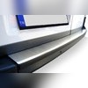 Накладка на задний бампер (нержавеющая сталь) Volkswagen Crafter 2017-нв (матированная)