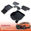 Ковры салона Volkswagen Taos 2021-нв "3D LUX" (комплект), аналог ковров WeatherTech(США)
