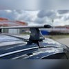 Багажник на крышу в штатные места, модель "Крыло" Citroen C4 Aircross 2012-2017 (с замком)