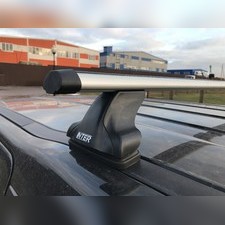 Багажник на крышу в штатные места, модель "Аэро" Kia Creed хэтчбек 2012-2018 (с замком)