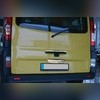 Накладка над номером на крышку багажника (нержавеющая сталь) Opel Vivaro 2001-2014