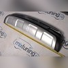 Накладки на передний и задний бампер Kia Sorento 2013-2020