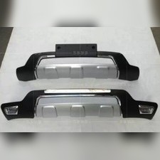 Накладки на передний и задний бампер Kia Sorento 2013-2020