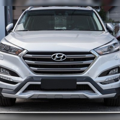 Накладки на передний и задний бампер Hyundai Tucson 2015-2018