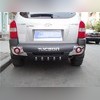 Накладки на передний и задний бампер Hyundai Tucson 2006-2012