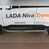 Пороги с листом 53 мм Lada Niva Travel 2021-нв
