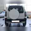 Защита заднего бампера (двойная) 53+43 мм Lada Niva Travel 2021-нв