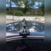 Багажник на крышу за дверной проём (прямоугольные поперечины) Daewoo Matiz (с замком)