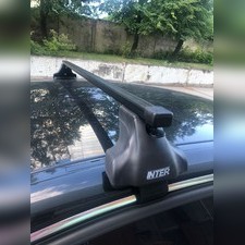 Багажник на крышу за дверной проём (прямоугольные поперечины) Hyundai Sonata Tagaz (с секреткой)