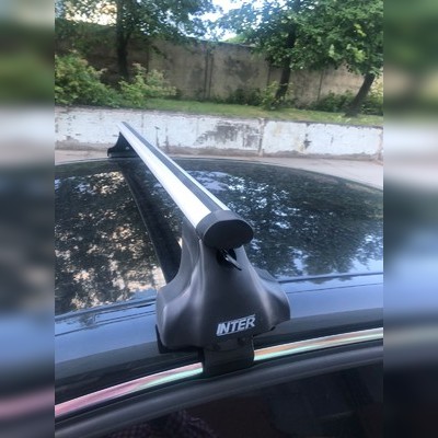 Багажник на крышу за дверной проём, модель "Аэро" Hyundai Sonata Tagaz 1998-2011 (с секреткой)