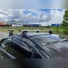 Багажник на крышу за дверной проём, модель "Крыло" Kia Soul 2013-2019 (с замком)
