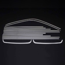 Нижние и верхние молдинги стекол Volkswagen T5 Caravelle 2003-2015 (длинная база, 2 сдвижные двери)