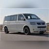 Нижние и верхние молдинги стекол Volkswagen T5 Caravelle 2003-2015 (длинная база, 2 сдвижные двери)