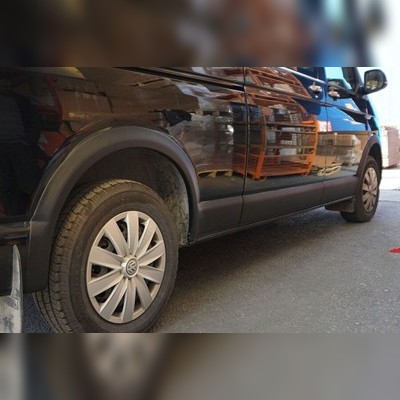Расширители колесных арок и молдинги дверей Volkswagen T6 Caravelle 2015-нв (раздвижные двери)