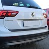 Накладка на задний бампер Volkswagen Tiguan 2016-нв (шагрень)
