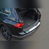 Накладка на задний бампер Volkswagen Tiguan 2016-нв (нержавеющая сталь)