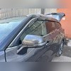 Дефлекторы, ветровики окон с нержавеющим молдингом Toyota Highlander 2020-нв (6 частей)