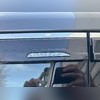 Дефлекторы, ветровики окон с нержавеющим молдингом Toyota Highlander 2020-нв (6 частей)
