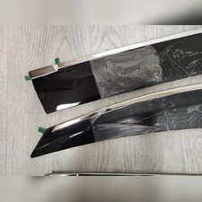 Дефлекторы, ветровики окон с нержавеющим молдингом Lexus LX 570