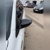 Накладки на зеркала Volkswagen Polo 2009-2020 (м-стиль) черный глянец
