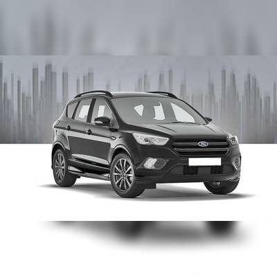 Рейлинги крыши Ford Kuga 2012-2020 "OEM Style" (Чёрные)