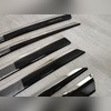 Дефлекторы, ветровики окон с нержавеющим молдингом Kia Sportage 2021-нв "Original" 6 частей