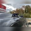 Аэродинамические поперечины на рейлинги Fiat Doblo 2009-нв "Титан Крыло Black" с секреткой