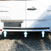 Накладка на задний бампер (ABS пластик) Mercedes-Benz Sprinter/W907 2018-нв (глянцевая)