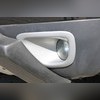 Накладки на противотуманные фары Renault Duster 2011-2018 (ABS пластик) серые