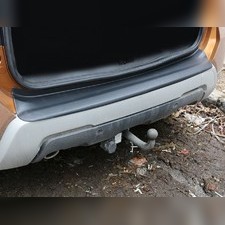 Накладка на задний бампер Renault Duster 2018-нв (матовая)