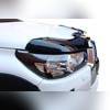 Дефлектор капота (летучая мышь) Toyota Hilux 2020-нв