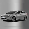 Дефлекторы окон Hyundai i40 2011-2016 седан, Оригинал, Корея (ABS хром)