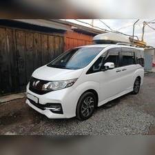 Рейлинги продольные Honda Stepwgn 2015-2021 (3-х опорные, серые)